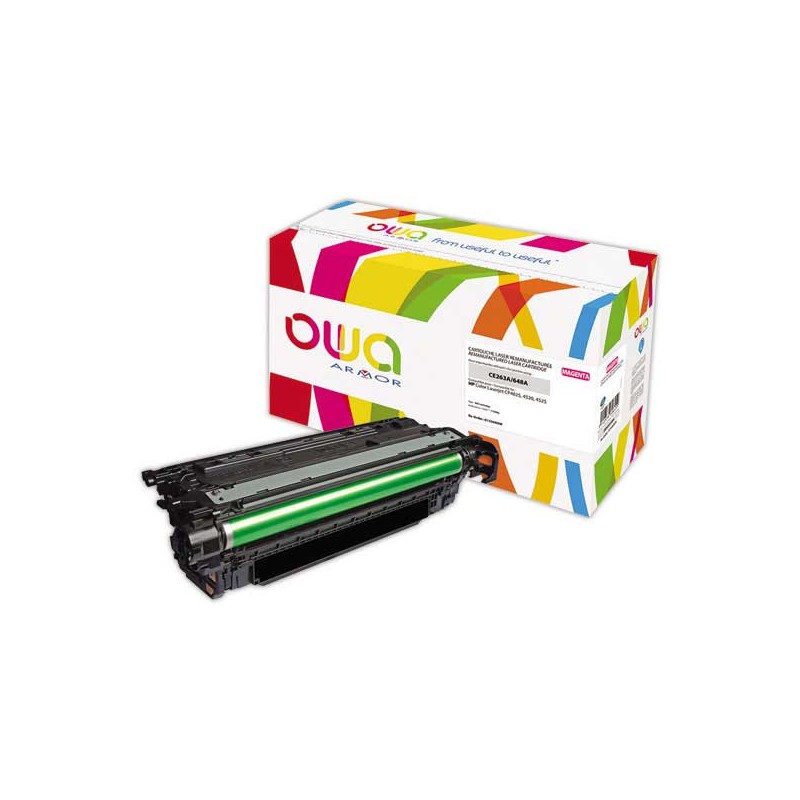 Toner ARMOR magenta compatible HP CE263A  - Fiducial