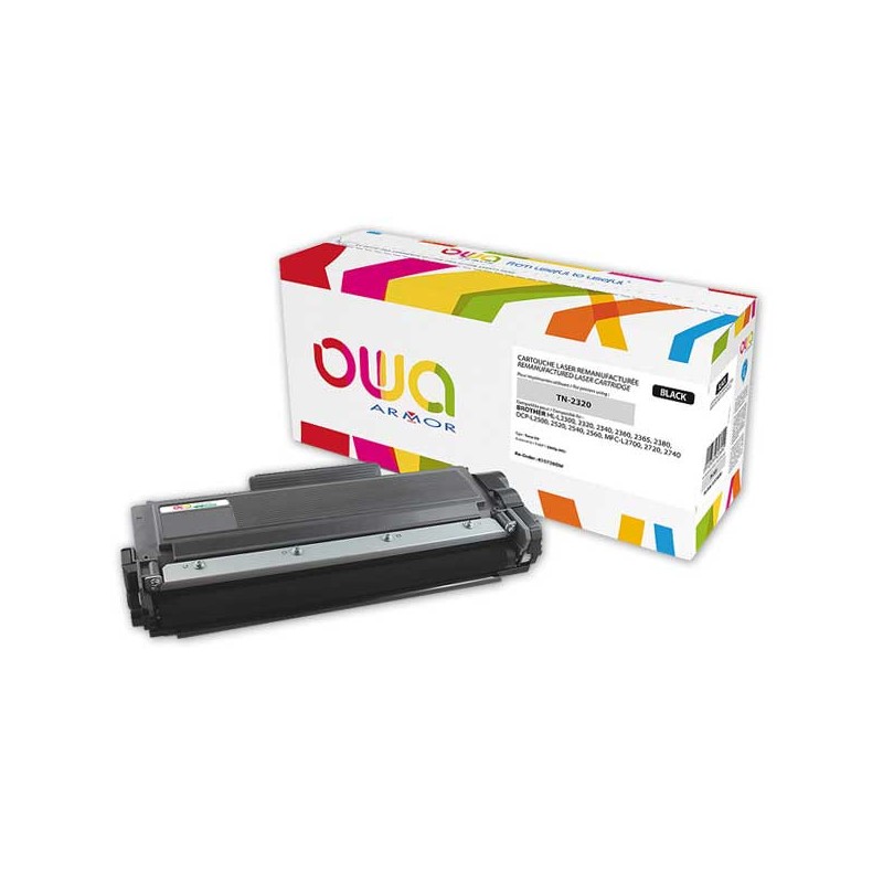 Toner ARMOR équiv. BROTHER TN2310 / TN2320 noir  - Fiducial