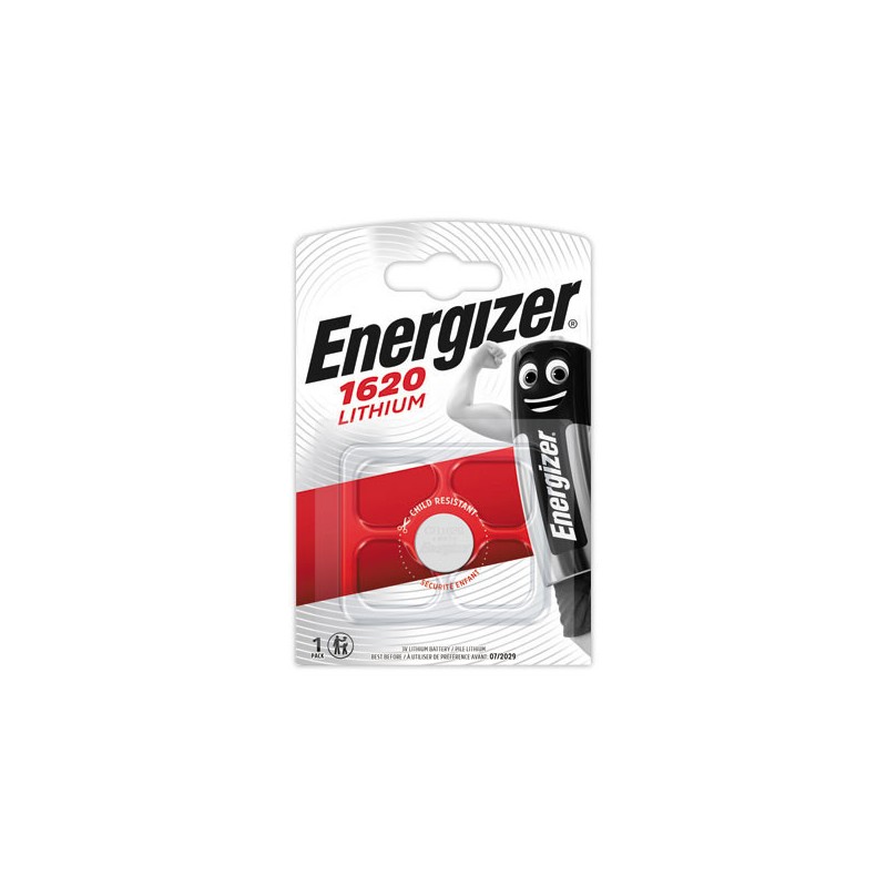 Pile lithium ENERGIZER Miniature CR1620 (3V)  - Fiducial