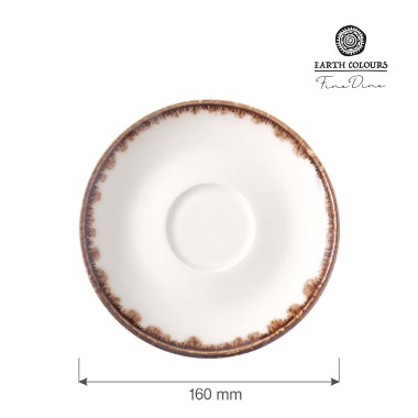Soucoupe vanille pour cappuccino, 160 mm - Finedine